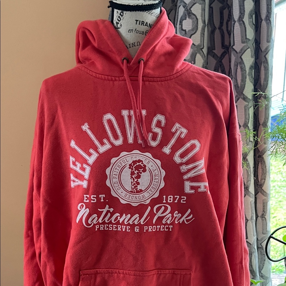 Red Yellowstone National Park Hoodie